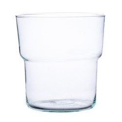 Glass flowerpot W-329A H:16cm D:15,5cm