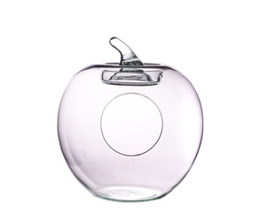 Glass vase W-734 H:29cm D:14cm