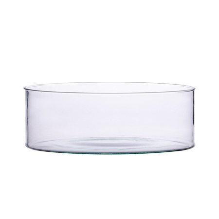 Glass cylinder bowl H:10cm D:25cm  M-2