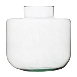 Glass vase W-712 H:19 cm D:19 cm