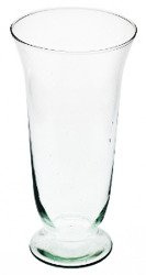 Glass vase W-249 H:24cm D:12,4cm