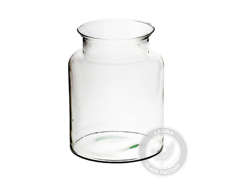 Glass jar vase H:24cm D:18cm W-332L