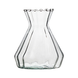Glass vase W-669 H: 12cm D: 10.5cm