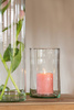 Glass cylinder vase H:19cm D:12cm SALE