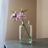 Glass jar vase W-395K1 H:25cm D:14,5cm