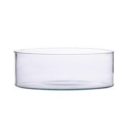 Glass cylinder bowl H:7cm D:15cm M-2