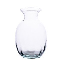 Glass vase WL-69 optic H:11,2cm D:7,5cm