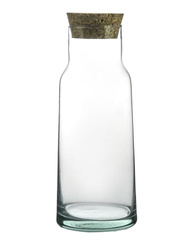 Glass vase W-702C2 + cork H:30cm D:9.5cm SALE