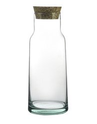 Glass vase W-702C2 + cork H:30cm D:9.5cm