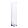 Glass cylinder vase H:39cm D:11cm