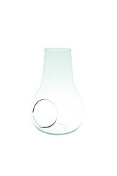 Glass terrarium W-502+side hole H:25cm D:14cm