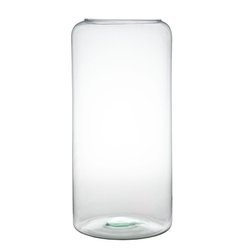 Glass jar vase W-605B H:40cm D:19cm