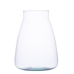 Glass vase W-534A H:24,5cm D:18cm
