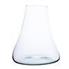 Hand Blown Molten Glass Terrarium D:21-26cm flat bottom