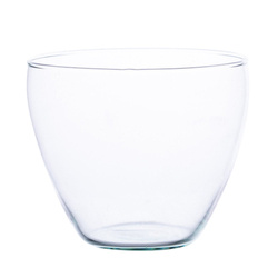 Glass flowerpot W-439 H:12cm D:14,5cm