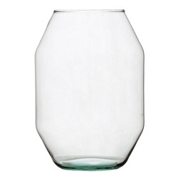 Glass vase W-587D H:20cm D:14cm