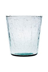 Glass flowerpot DS-1A cracquele H:15 cm D:14cm