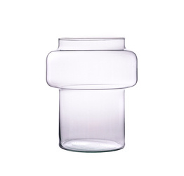 Glass vase W-734 H:29cm D:14cm