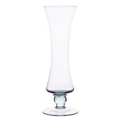 Stemmed glass vase W-135 H:28cm D:8,5cm
