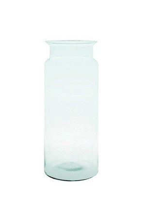 Glass jar vase H:25cm D:14cm W-332N1 OUTLET