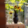 Glass vase W-213C slant H:40cm D:13,5cm SALE
