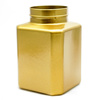 Glass jar vase H:20cm D:13,5cm WM-8P001 gold