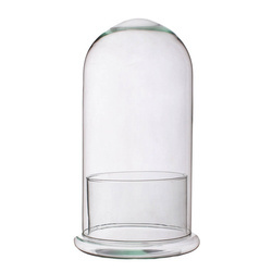 Glass dome  W-315D4 + W-308H H:32cm D:17,8cm