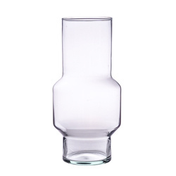 Glass vase W-734 H:29cm D:14cm OUTLET