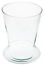 Glass vase W-177 H:20cm D:16,6cm