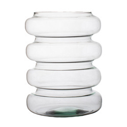 Glass bulb vase W-617 H:25cm D:19cm