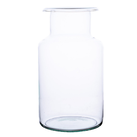 Glass jar vase WOZ-09 H:25cm D:14cm 