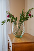 Glass vase W-773  honeycomb H:22cm D:18,5cm