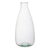 Glass bottle vase W-519+side hole H:33cm D:15cm 