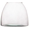 Glass vase W-440C H:20,5cm D:25cm