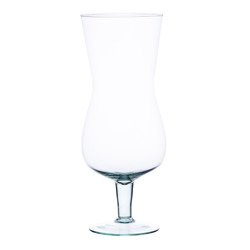 Glass stemmed vase W-547 H:30cm D:12cm