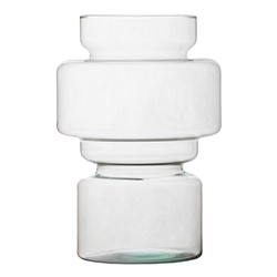Glass vase W-718A H:25m D:17cm