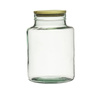 Glass jar vase H:20cm D:14,5cm WM-P001 + cork