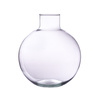 Recycled glass ball vase W-678 H:20,5cm D:18cm