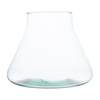 Glass vase W-414A H:15cm D:19cm