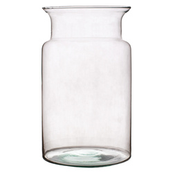 Glass jar vase W-332P6 H:25cm D:15cm