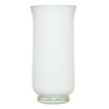 Glass vase Atena H:21,5cm D:13cm White