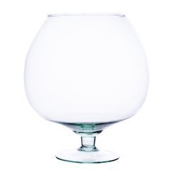 Glass cognac vase KK-2 H:22,5cm D:20cm