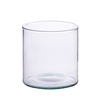 Glass cylinder vase H:10cm D:10cm