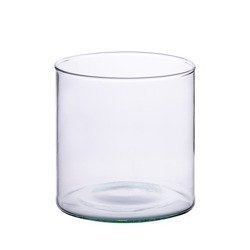 Glass cylinder vase H:16cm D:10,5cm
