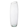 Glass vase W-213C slant H:40cm D:13,5cm SALE