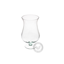 Stemmed glass vase W-112A H:29,5cm D:16cm