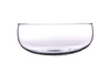 Wide recycled glass bowl W-600 H:11cm D:28cm