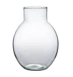 Glass ball vase W-615 H: 25cm D: 20cm