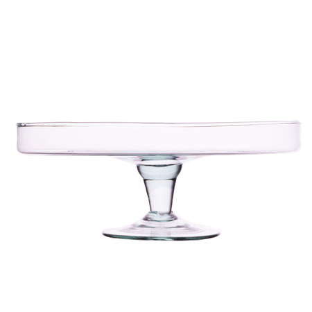 Glass cake stand P-11 H:10cm D:25cm