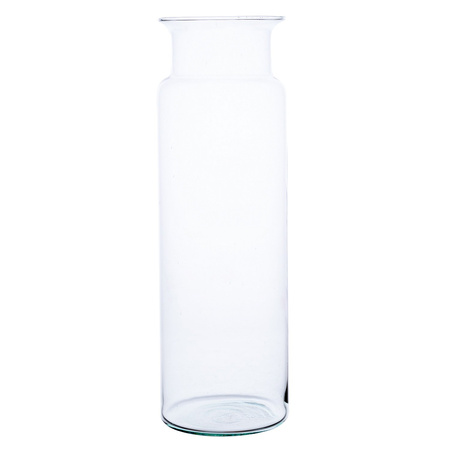 Glass jar vase W-332H3 H:30cm D:9,5cm 